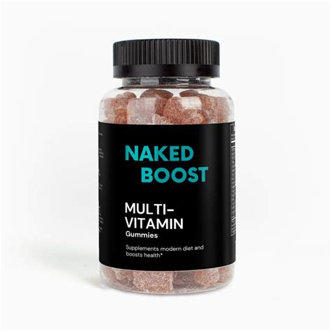 Multivitamin Bear Gummies Adult Naked Boost