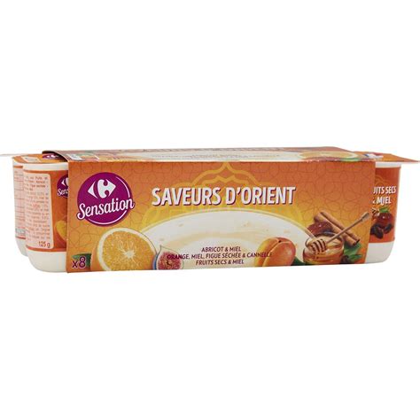 Yaourt Saveurs D Orient Carrefour Sensation Les Pots De G Prix