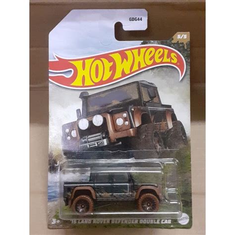 Hot Wheels Land Rover Defender Double Cab Blisterpecah Shopee Malaysia