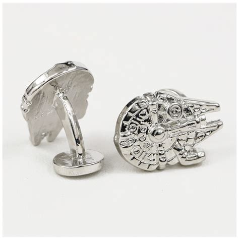 Star Wars Millenium Falcon Cufflinks Silver – Cufflinks Republic