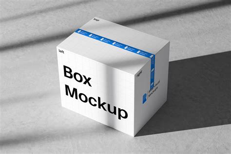 White Box Free Mockup | Premium & Free PSD Mockup Store