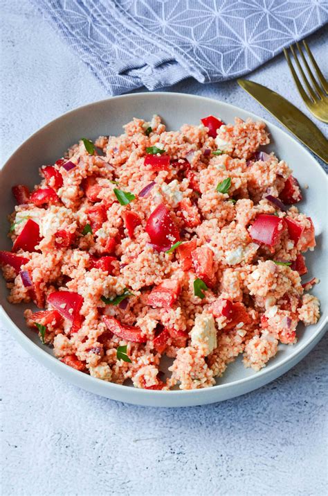 Couscous Salat Mit Feta Super Einfach Mycarbcrew