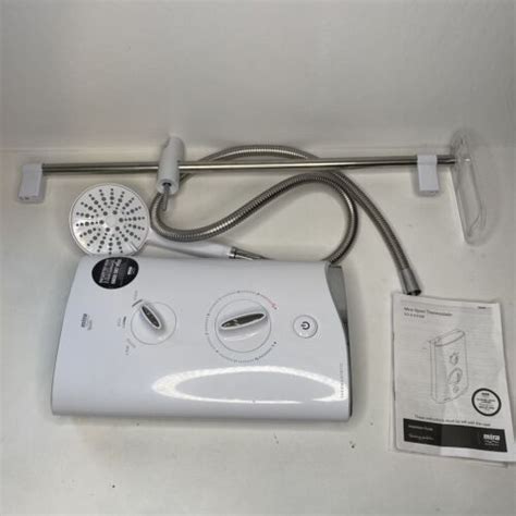 Mira Sport Max Electric Shower Kw Spray Showerhead White Chrome