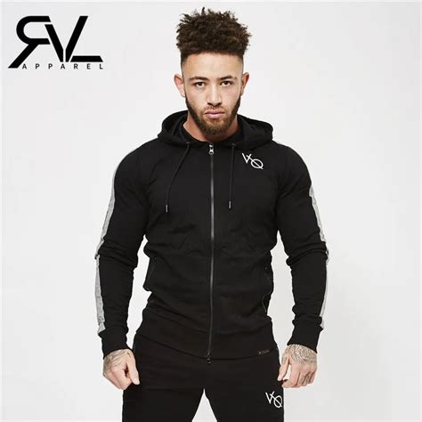 2017 Fitness Men Hoodies Gyms Brand Men Hoody Zipper Bodybuilding ...