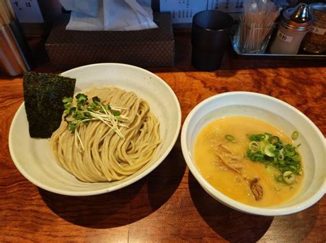 『鶏白湯つけそば 大盛』鶏そば 一瑳のレビュー ラーメンデータベース