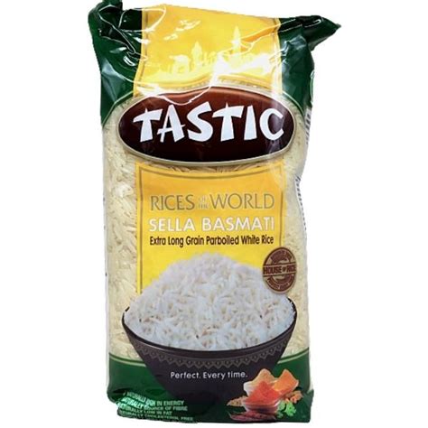 TASTIC SELLA BASMATI EXTRA LONG GRAIN PARBOILED WHITE RICE 1