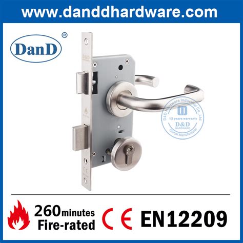 Bs En12209 Stainless Steel 304 Euro Fire Rated Mortise Door Lock