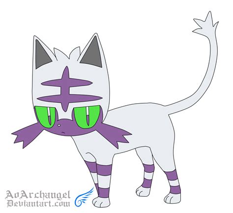 Hypothetical Shiny Litten by AoArchangel on DeviantArt