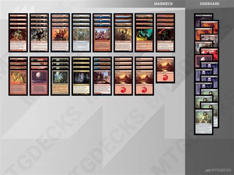 Legacy Mono Red Goblins Deck By Cory Skinnon MTG DECKS