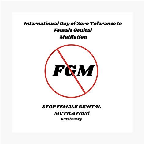 Stop Female Genital Mutilation Photographic Print For Sale By