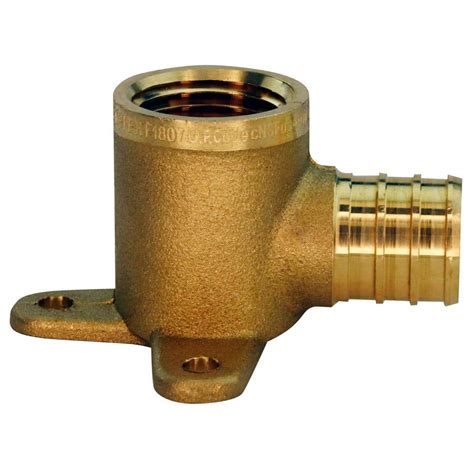 Apollo 3 4 In Brass PEX B Barb X 1 2 In Female Pipe Thread Adapter 90