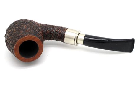 Brebbia Rocciata Silver Mounted Bent Billiard L J Peretti