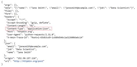 How To Post Json Data With Python Requests