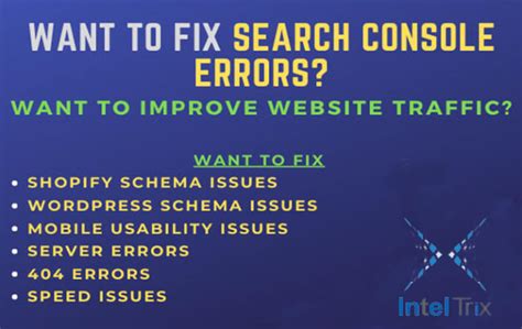 Fix Index Coverage Errors In Google Search Console By Inteltrixlhr Fiverr