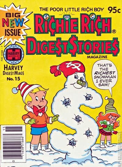 Richie Rich Digest Stories 15 Published May 1982 Key