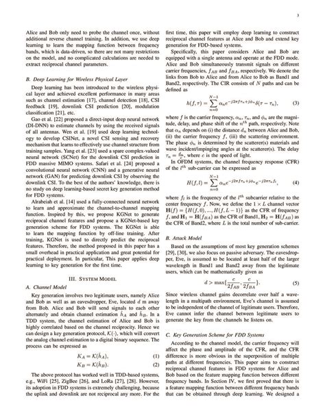 Deep Learning Based Physical Layer Secret Key Generation For Fdd Systems Deepai