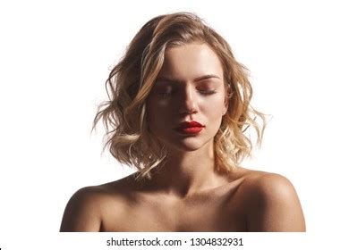 Closeup Naked Beautiful Woman Posing Closed Stock Photo Shutterstock