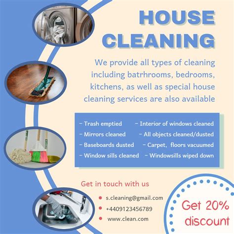 Cleaning Service Ad Sample House Cleaning Services Cleaning Service