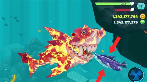 Hungry Shark Evolution Bigger Monster Giant Lava Darkhammer New Skin