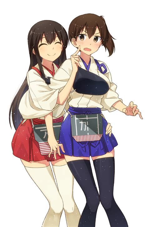 Kaga And Akagi Kantai Collection Drawn By Hakuiami Danbooru