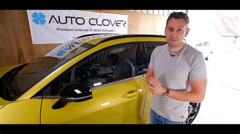 Auto Clover UK Wind Deflectors installation guide - YouTube