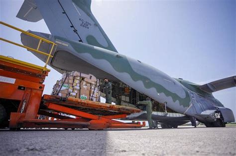 Brazilian Air Force Embraer KC 390 Millenium Airlifter To Rescue