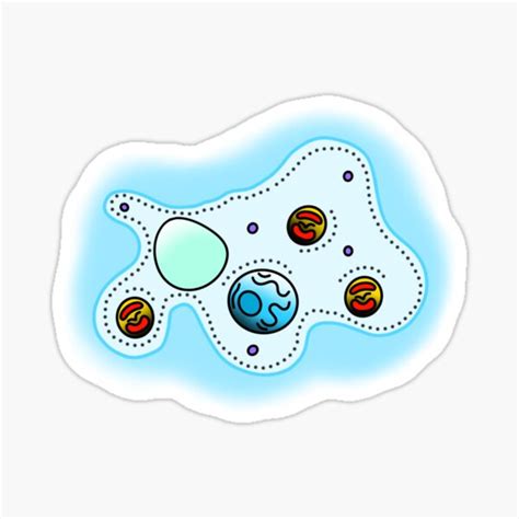 American Traditional Amoeba Sticker For Sale By Spooky Trad Art