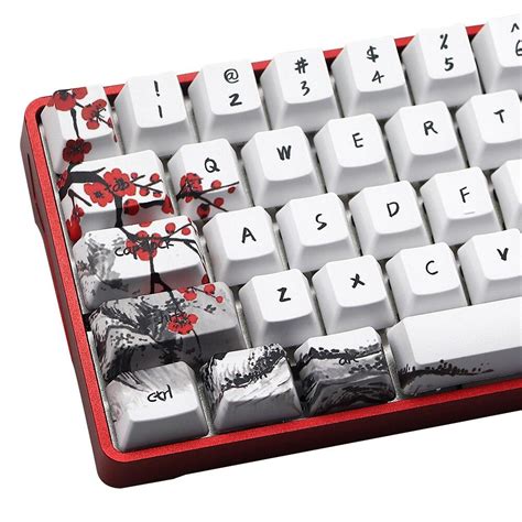 71 Key Cherry Blossom Keycaps OEM Profile for Cherry MX