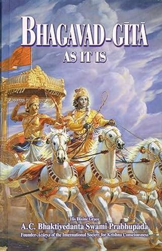 Bhagavad Gita As It Is By A C Prabhupada Good Hardcover 2001