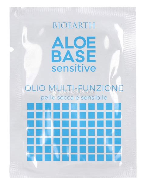 Bioearth Aloe Base Sensitive Olio Multi Funzione Pella Secca E