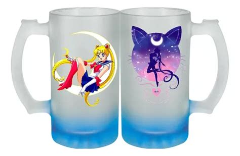 Tarro Anime Sailor Moon 16oz Cervecero 1pz Variedad Fc