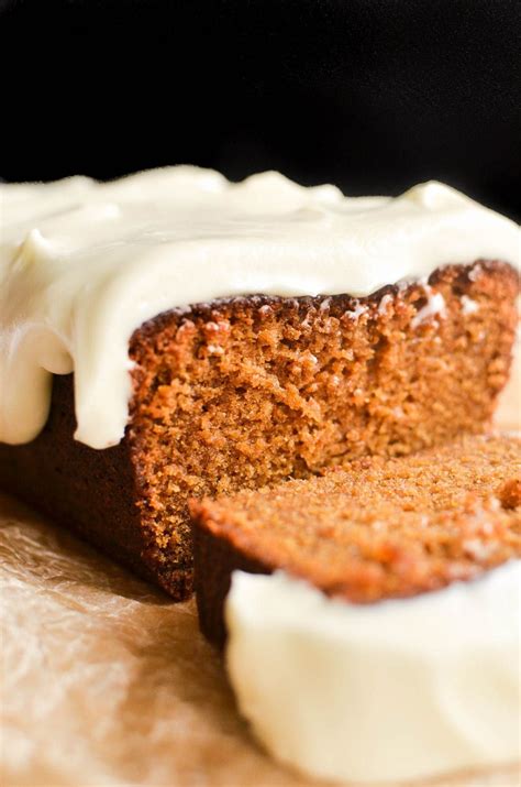 Gingerbread Loaf Cake With Cream Cheese Frosting Artofit