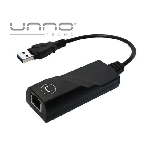 Adaptador De Red Unno Usb 30 A Lan Rj45 Gigabit Tecnit