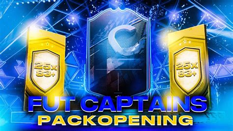 Packer 3 FUT Captains Spillere Åbner 83 x25 81 x25 Pack Opening