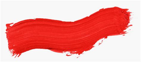 59 Red Paint Brush Stroke - 48 Paint Brush Stroke, HD Png Download ...