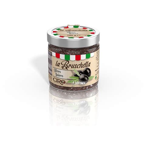 Tapenade noire sans anchois CIRO le pot de 180 g à Prix Carrefour