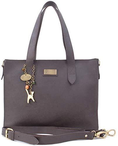 CATWALK COLLECTION Grande Bolso De Hombro Tote Shopper Cuero