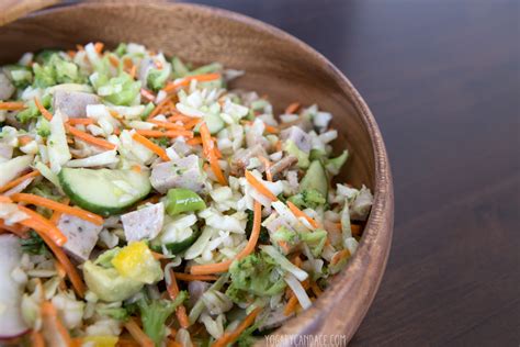 Healthy Slaw Recipe YOGABYCANDACE