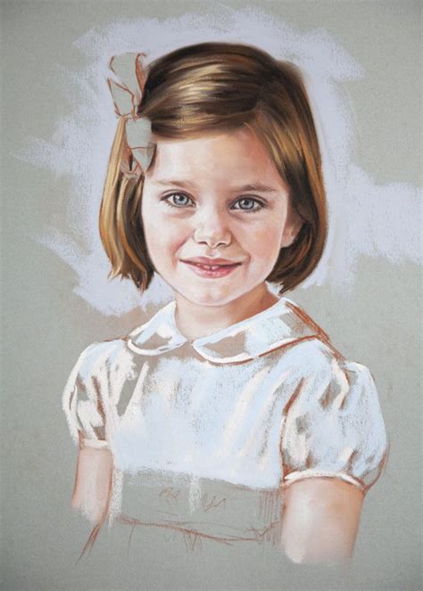 Pastel Portrait Process Of A Very Charismatic Girl Pastel Portraits