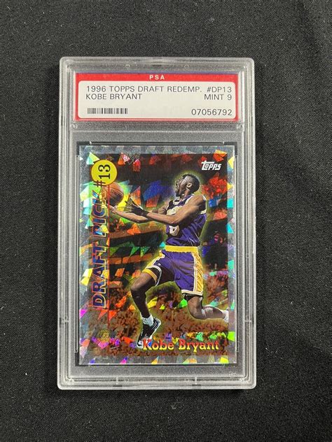 Topps Draft Redemption Kobe Bryant Dp Lakers Rc Rookie Psa