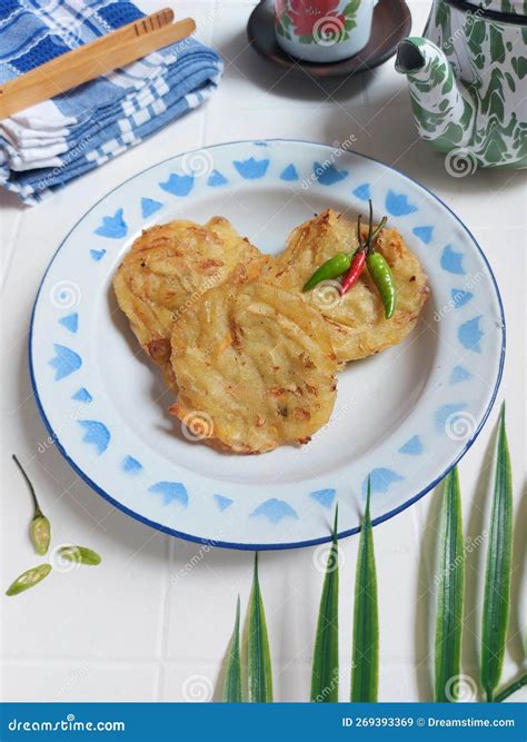 Bakwan Goreng. it is Traditional Fritters from Indonesia Stock Image ...