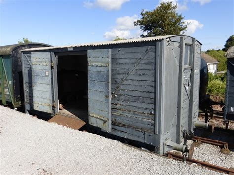 Somerset Dorset Railway Trust Photo LNWR Covered Van Acquired As