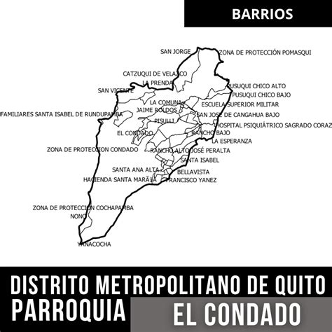 MAPA PREDIAL PARROQUIA EL CONDADO DM QUITO + CURVAS DE NIVEL ...