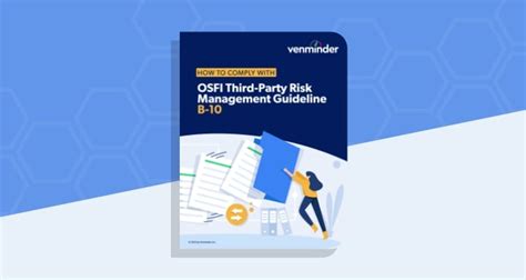 How To Comply With Osfi Third Party Risk Management Guideline B 10