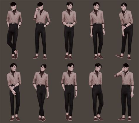 Nell — Nell Le Male Model Pose Pack N3 20 Male Poses Male