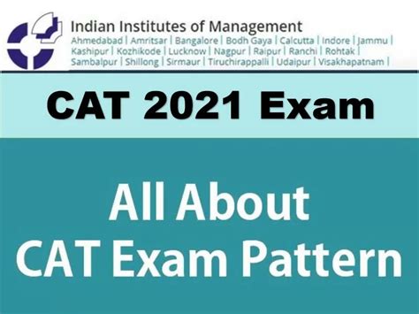 Cat Exam Pattern 2021 New Latest Question Paper Pattern Marking Scheme