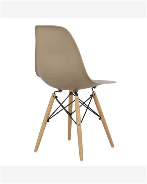 Riachuelo Kit 02 Cadeiras Decorativas Eiffel Charles Eames F03 Nude