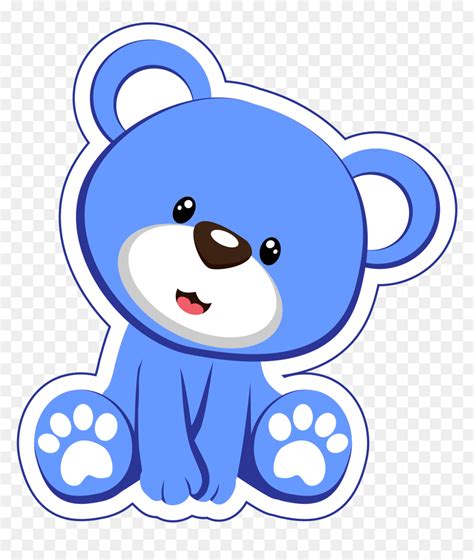 Ursinho Azul Para Personalização Imagen De Oso Png Transparent Png Vhv