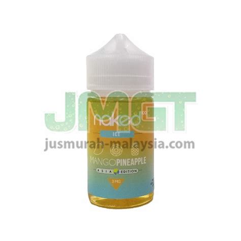 Naked Asia Edition Mango Pineapple Ice Vape Jus Malaysia