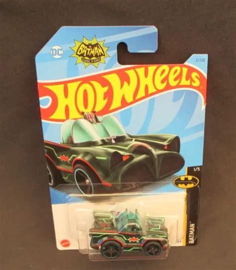 HOT WHEELS PREMIUM Batman Classic TV Series Batmobile Real Riders N21 EUR 11 65 PicClick FR